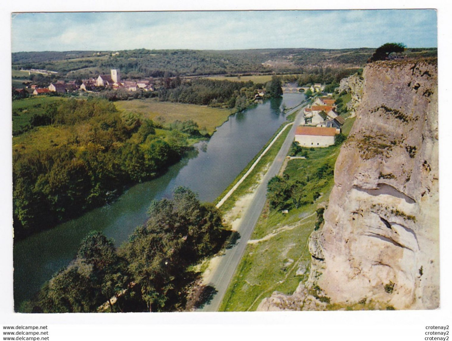 89 MERRY SUR YONNE Vers Vermenton Courson Les Carrières N°7 Rochers Du Saussois Postée De BASSOU En 1976 - Vermenton