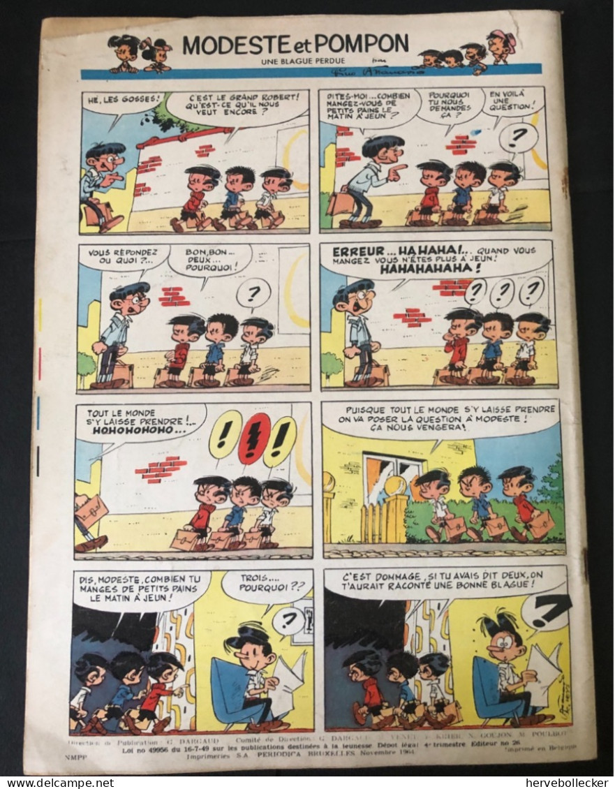 TINTIN Le Journal Des Jeunes N° 840  - 1964 - Tintin