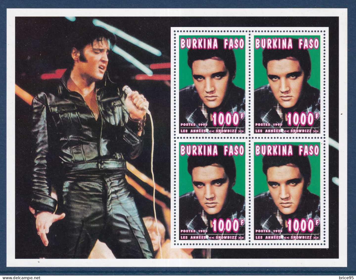 Burkina Faso - Bloc - YT N° 951 ** - Neuf Sans Charnière - Elvis Presley - 1995 - Burkina Faso (1984-...)