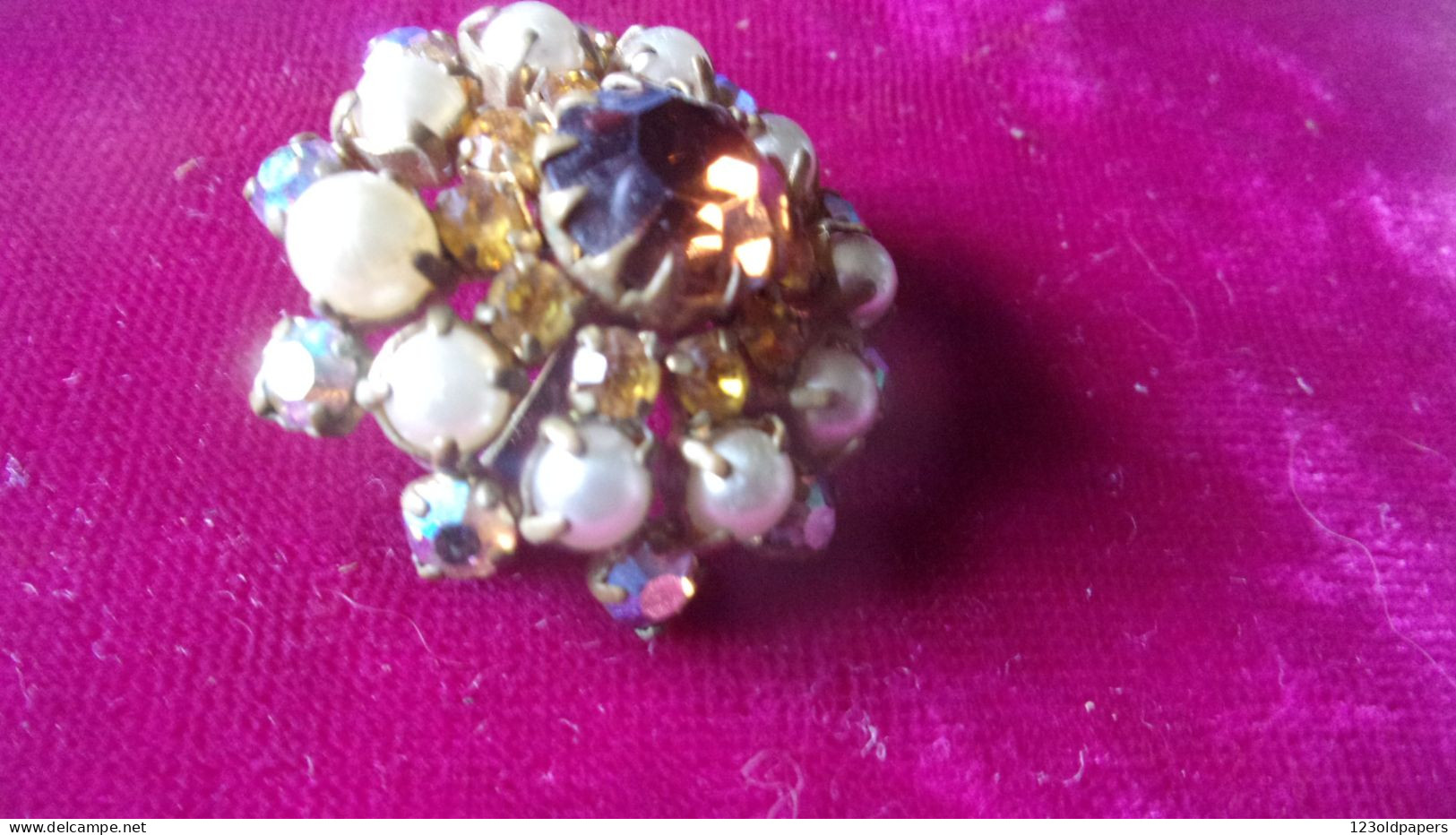 ANCIENNE BROCHE BRILLANT  PERLE ... - Broschen