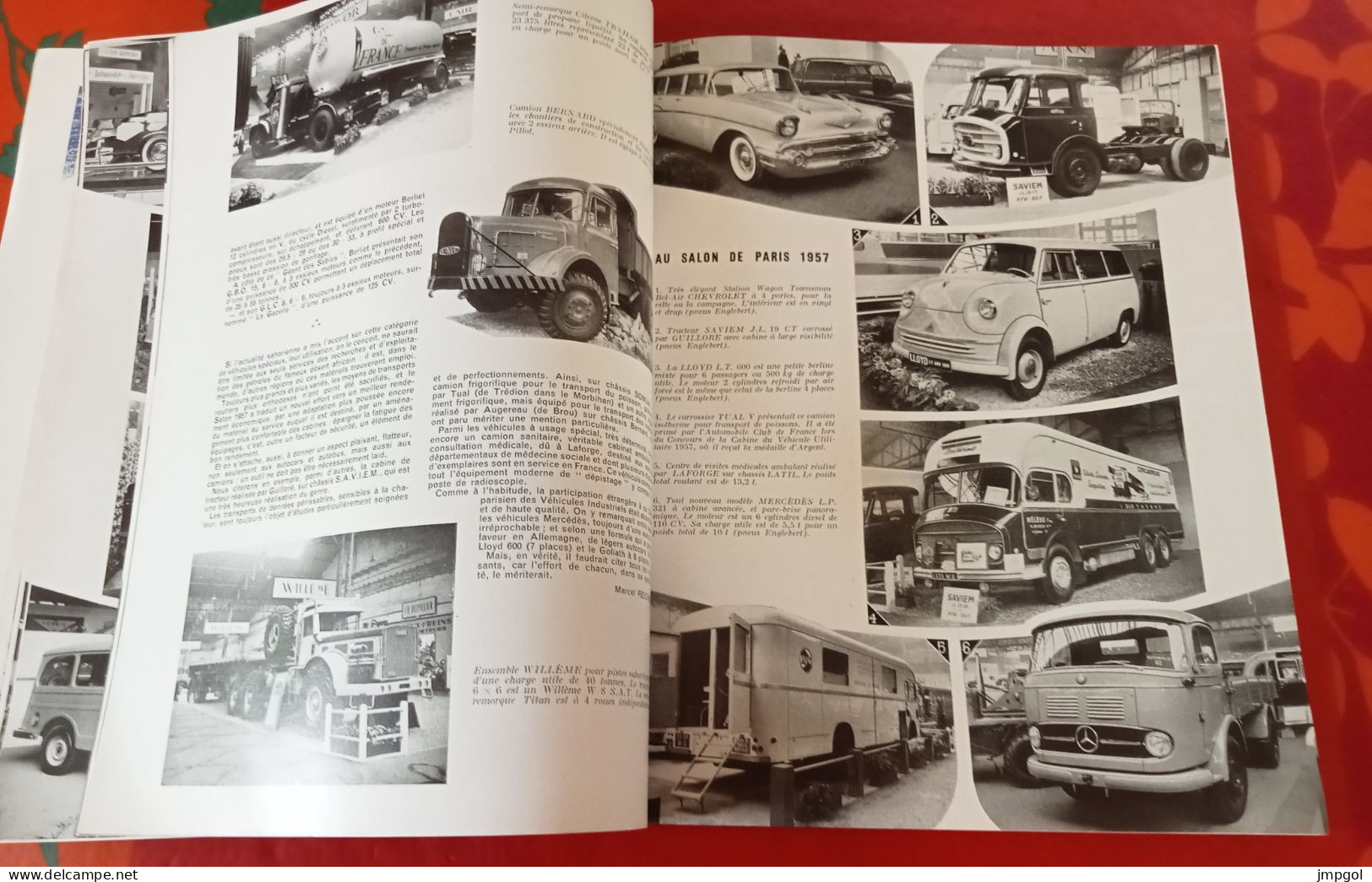 Englebert Magazine n°92 Nov 1957 Salon Paris Auto Poids Lourds Moto Tourisme Velay Vivarais Expo Bruxelles 1958