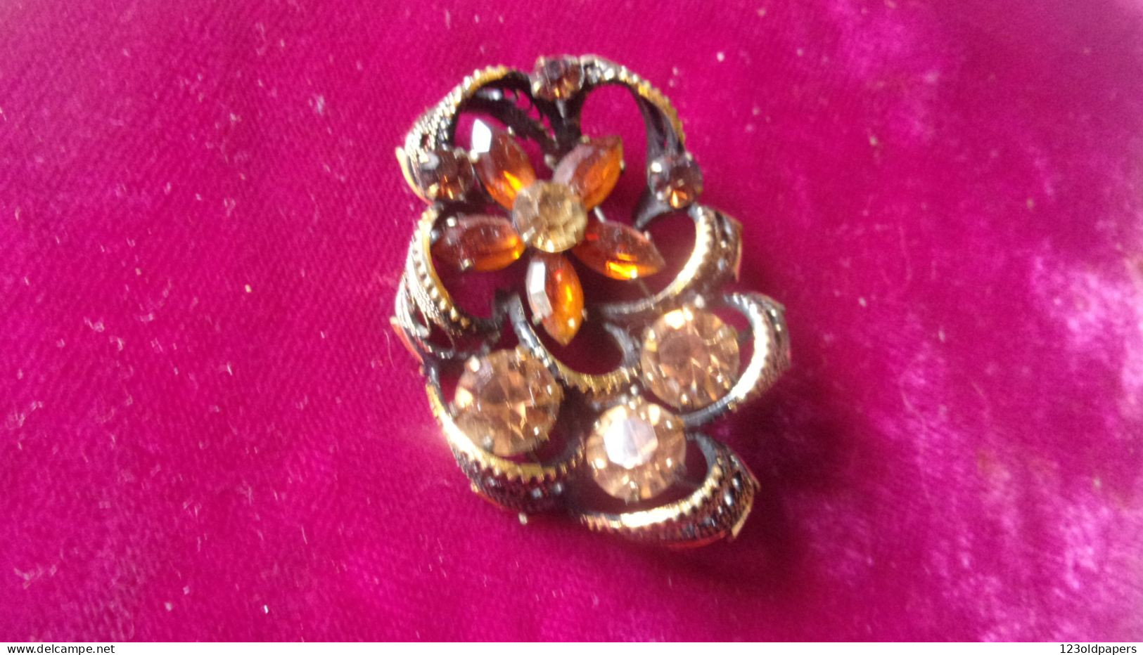 ANCIENNE BROCHE FLEUR - Spille