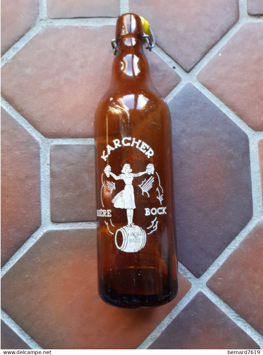 Bouteille De Biere-  100 Cl  -  Karcher Biere Bock  75 Paris - Bière