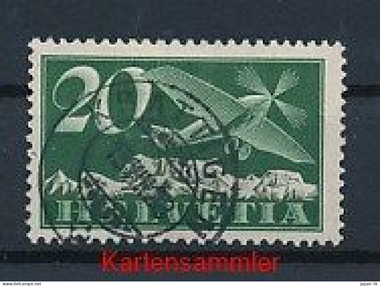 SCHWEIZ Mi. Nr. 213 Flugpostmarke - Siehe Scan - Used - Used Stamps