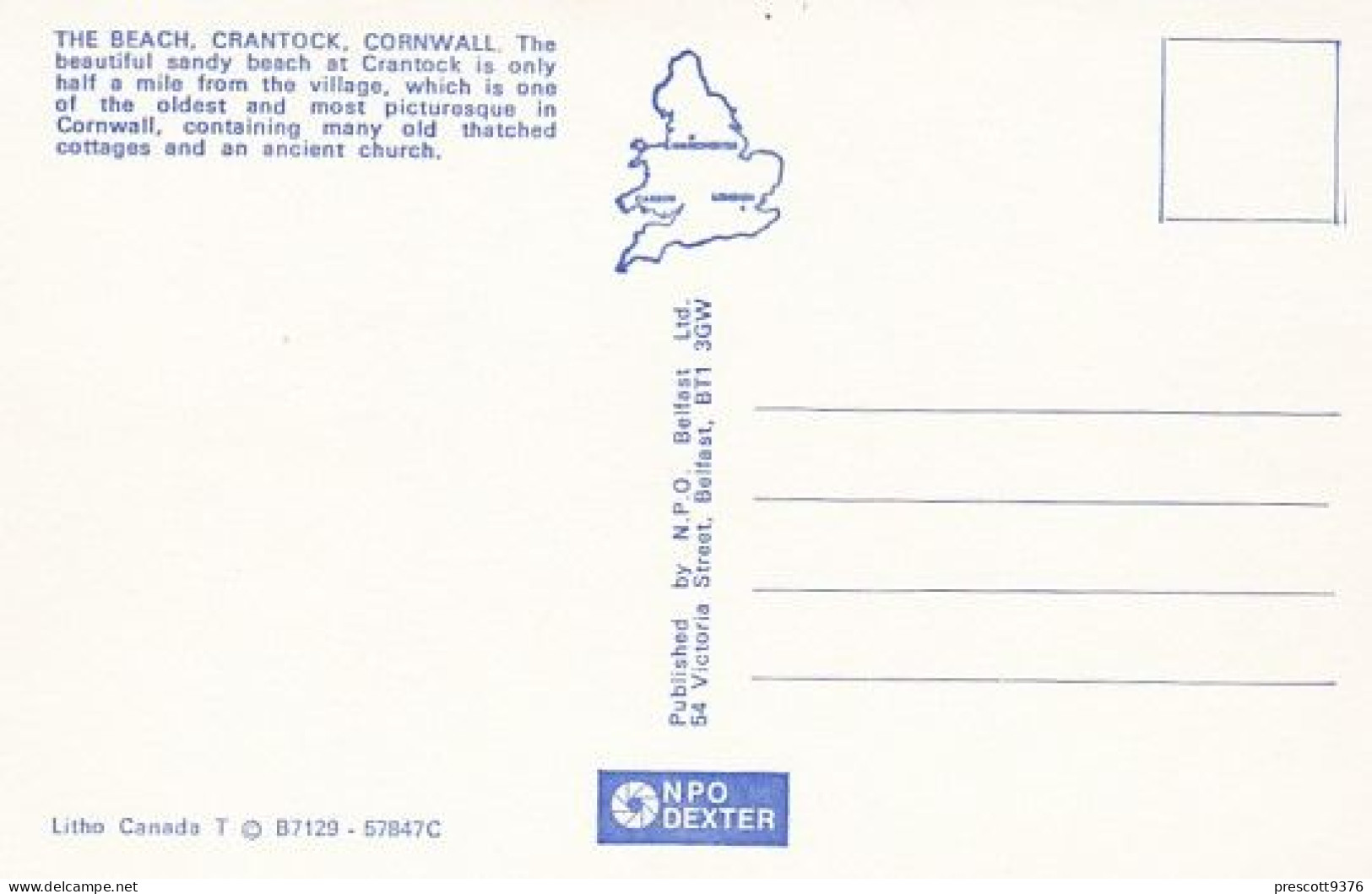 Crantock Beach - Cornwall - Unused Postcard - Cor4 - Autres & Non Classés