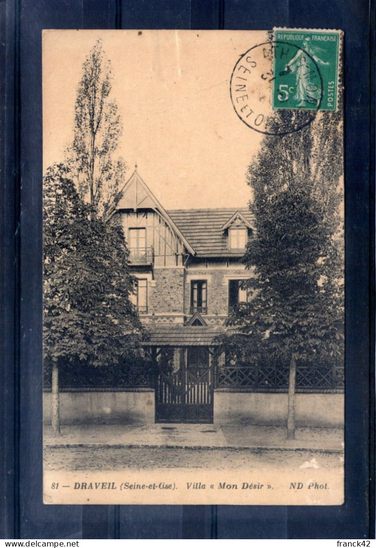 91. Draveil. Villa Mon Désir - Draveil