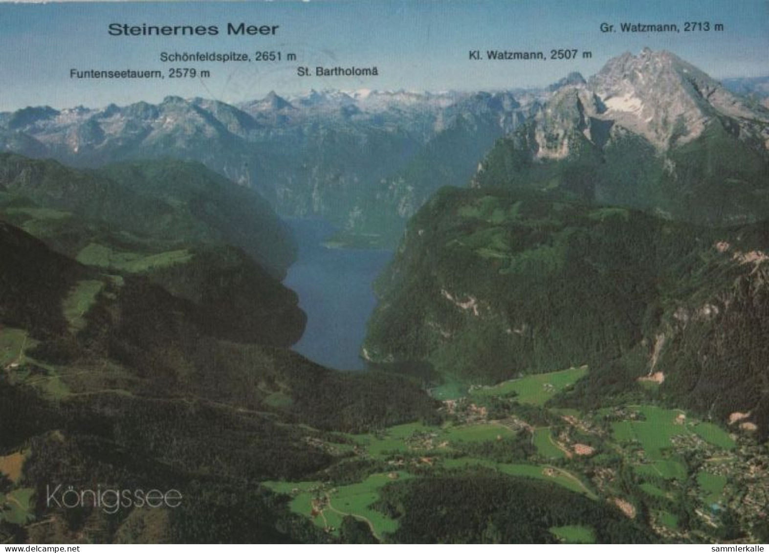 97445 - Königssee - Mit Steinernem Meer - 1988 - Bad Reichenhall