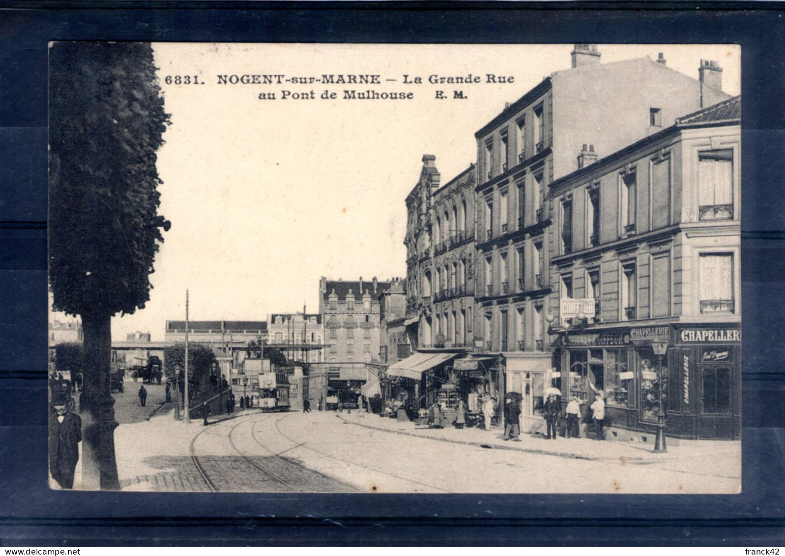 94. Nogent Sur Marne. La Grande Rue Au Pont De Mulhouse - Nogent Sur Marne