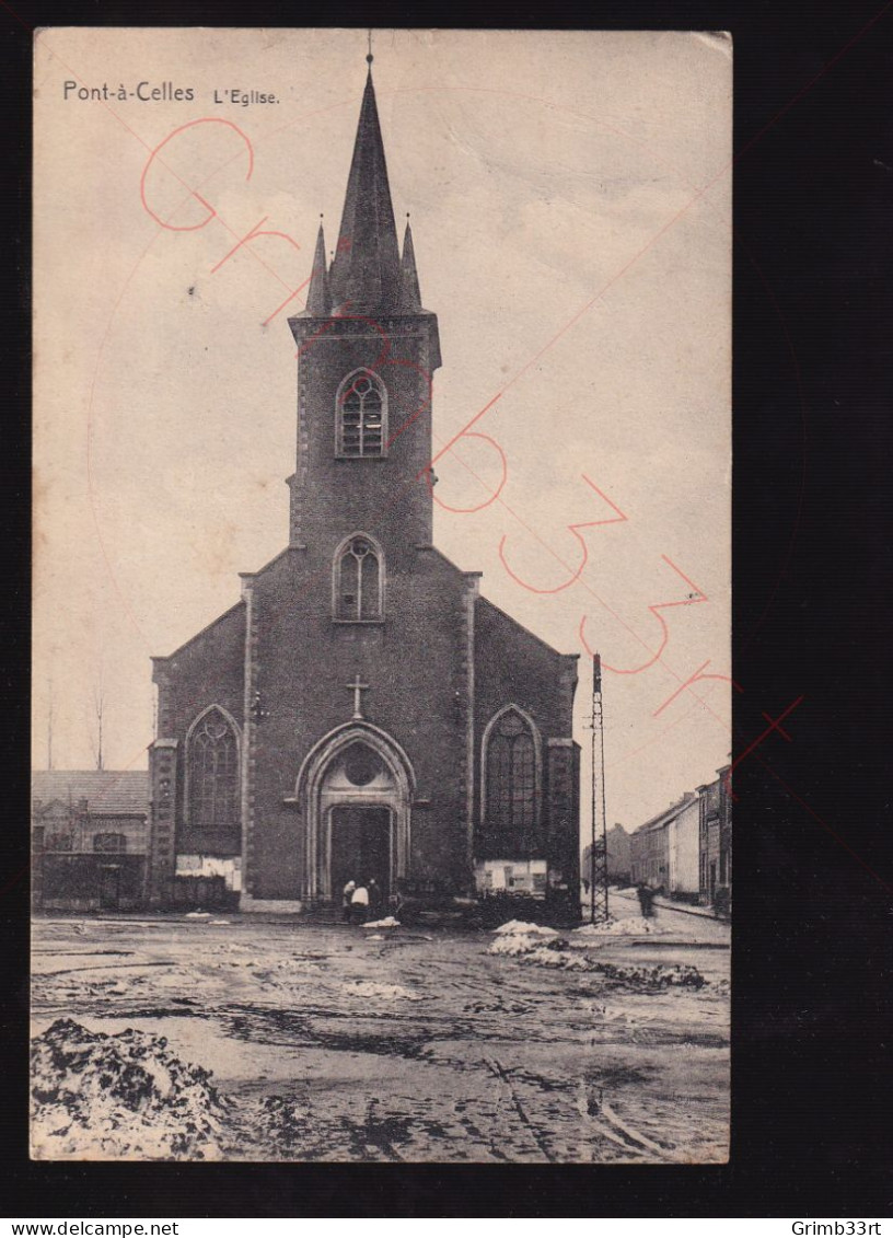 Pont-à-Celles - L'Eglise - Postkaart - Pont-à-Celles