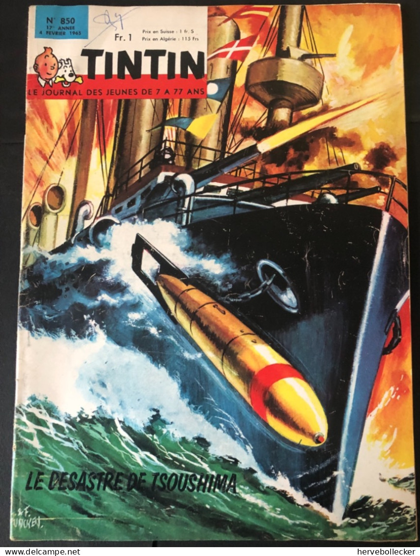 TINTIN Le Journal Des Jeunes N° 850  - 1965 - Tintin