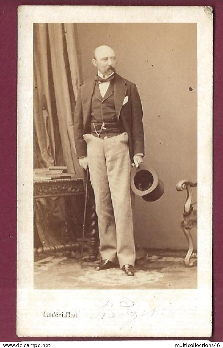 130424B - CDV PHOTO DISDERI - PRINCE RADZIWILL Haut De Forme ROYAUTE NOBLESSE POLOGNE - Famous People