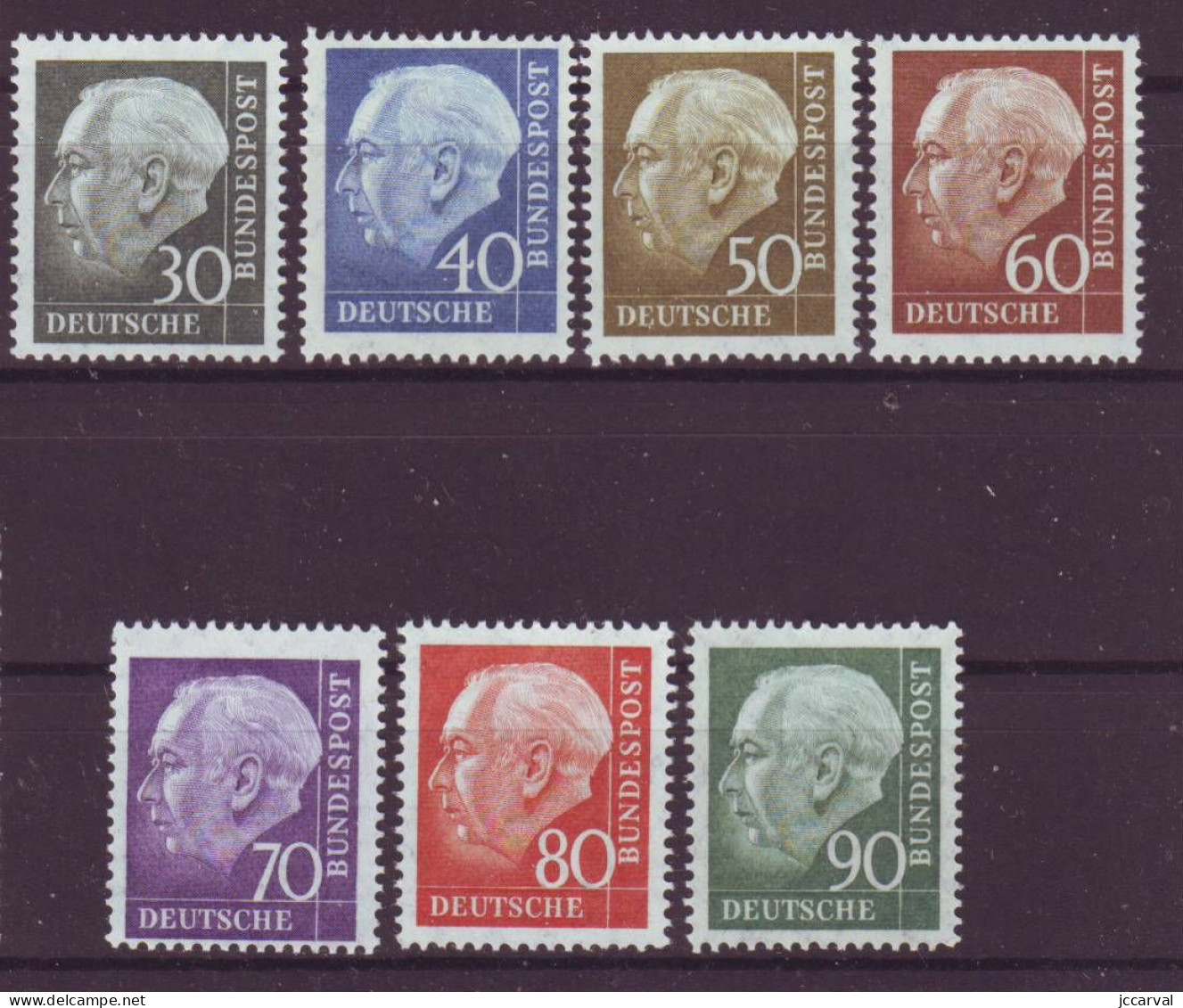 Y&TAllemagne RFA N°125A -128B Y&T Neuf Sans Charnière Cote 49€ - Ungebraucht