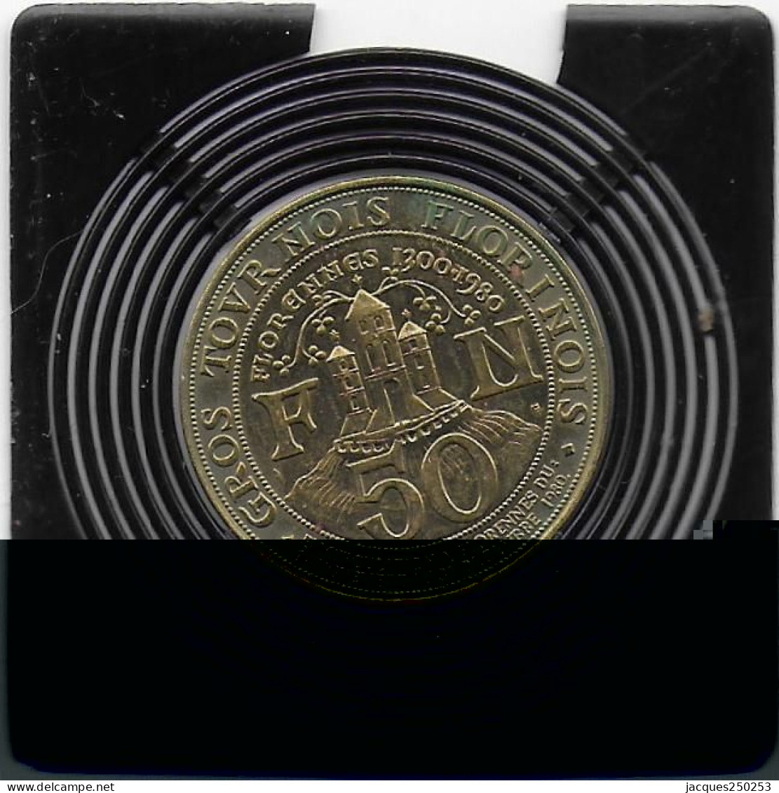 50 GROS TOURNOIS 1980 FLORENNES - Tokens Of Communes