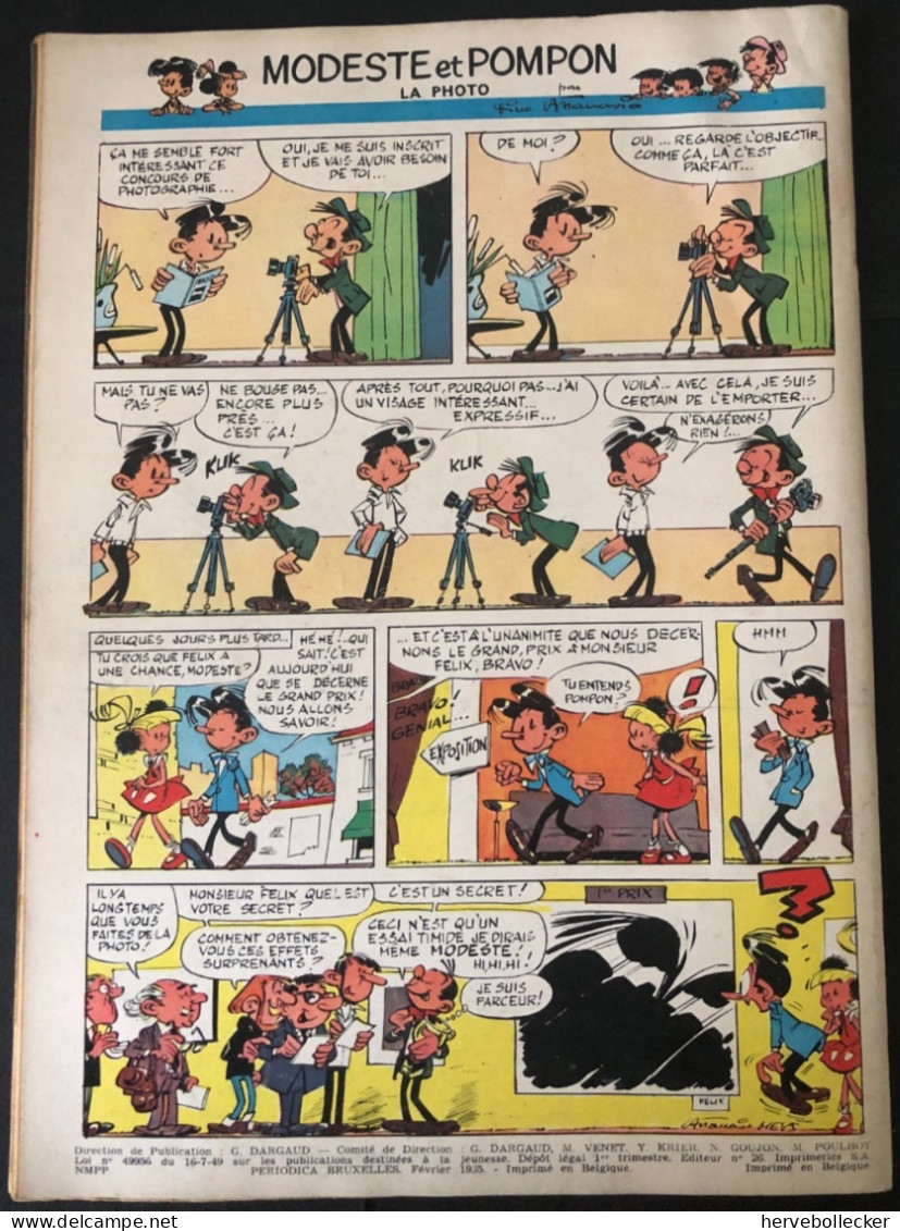 TINTIN Le Journal Des Jeunes N° 851 - 1965 - Tintin