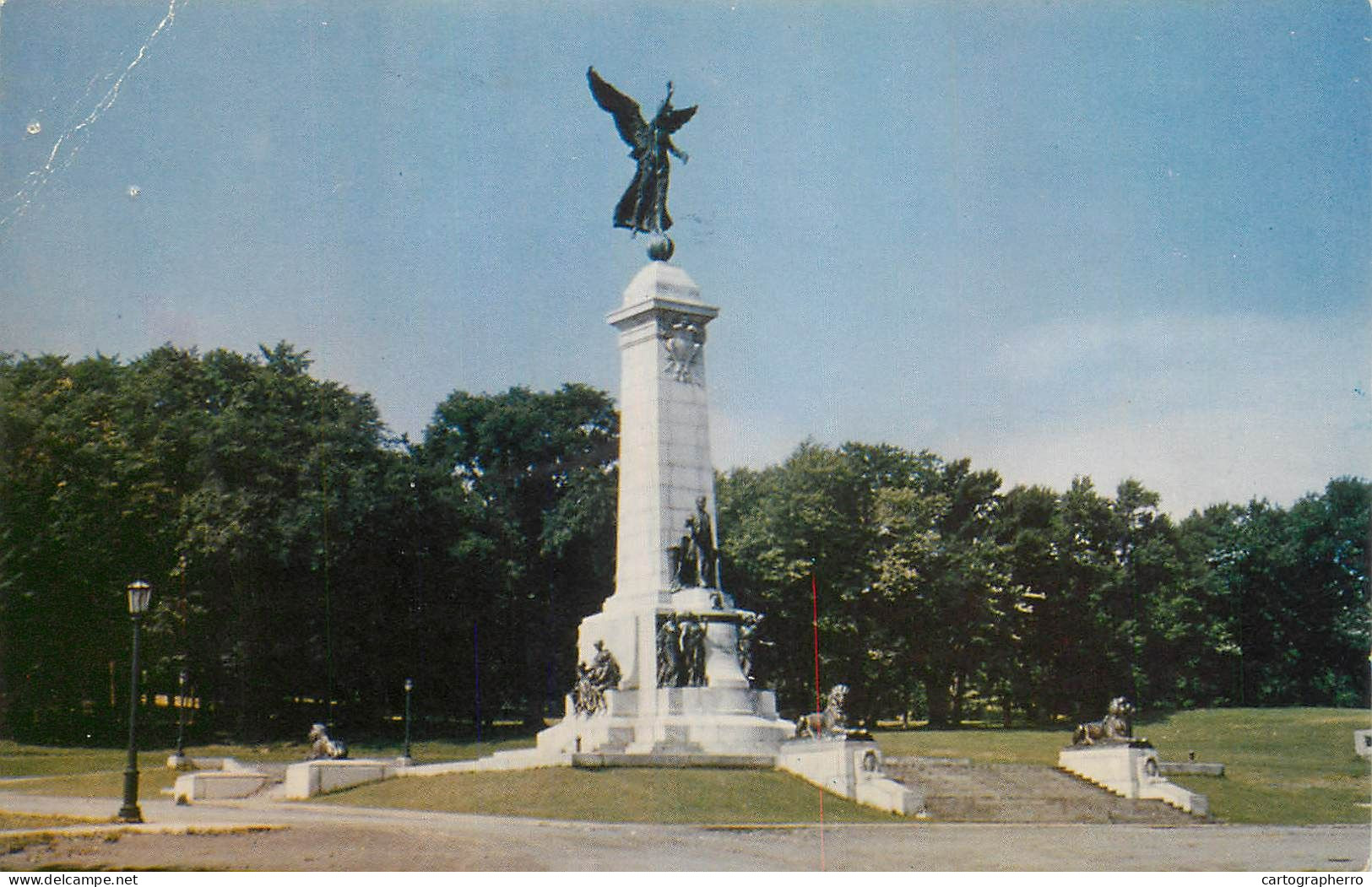 Canada Montreal Mont-Royal Park Georges-Etienne Cartier Monument - Montreal