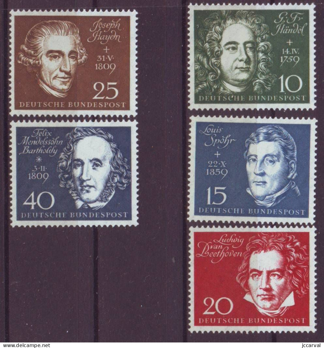 Y&TAllemagne RFA N°188-192 Y&T Neuf Sans Charnière Cote 27€ - Unused Stamps