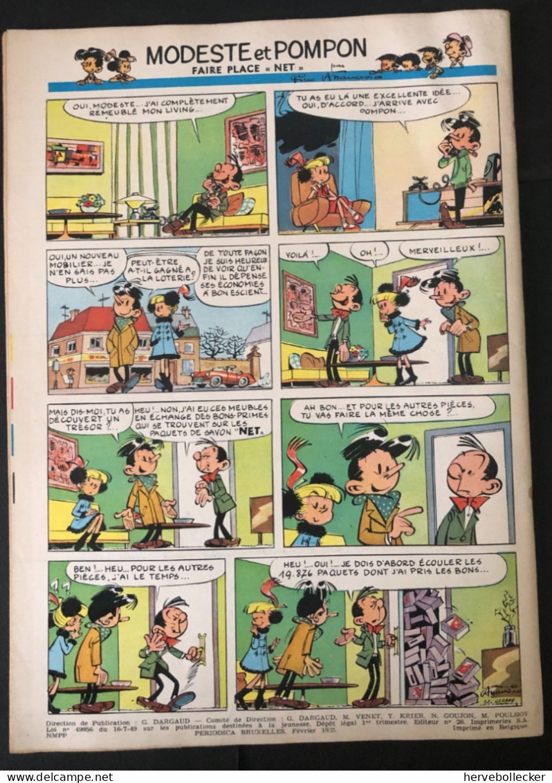 TINTIN Le Journal Des Jeunes N° 852 - 1965 - Tintin