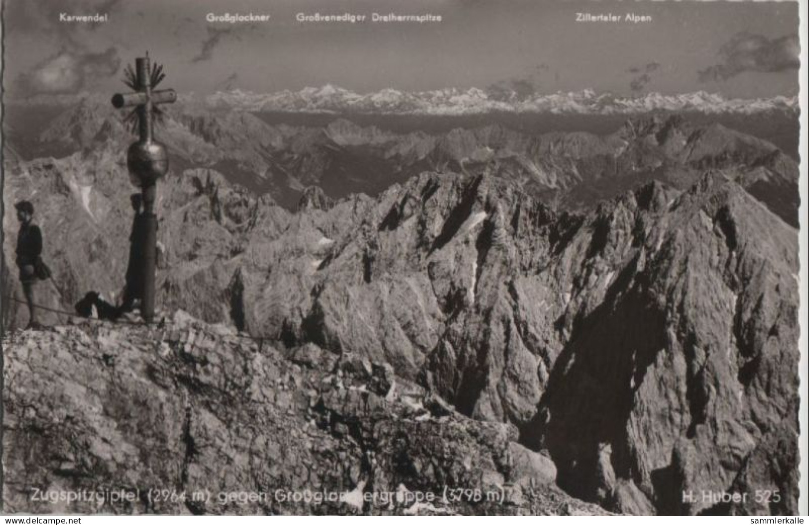 85727 - Zugspitze - Gipfel Gegen Grossglocknergruppe - 1957 - Zugspitze