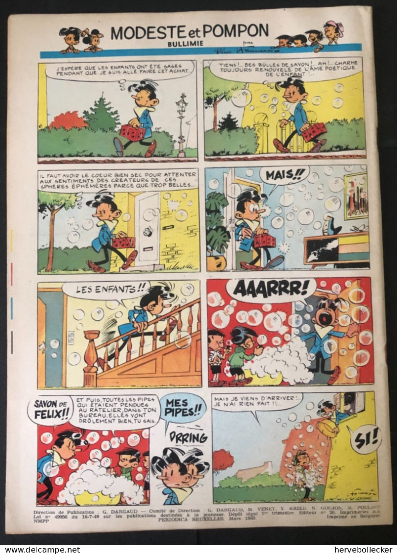 TINTIN Le Journal Des Jeunes N° 854 - 1965 - Tintin