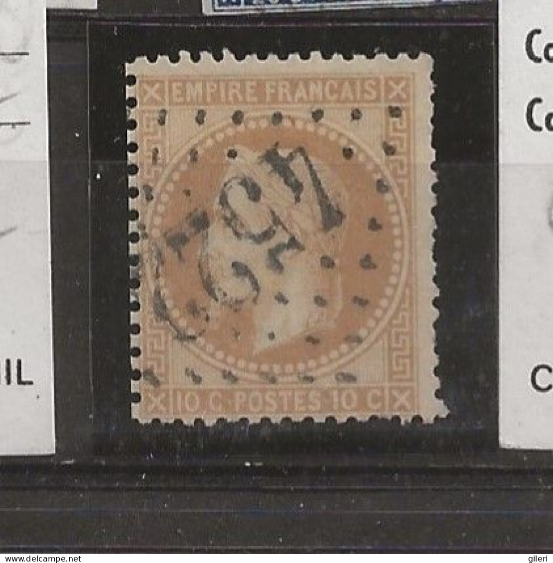 N 28A Ob Gc4522 - 1863-1870 Napoleon III With Laurels