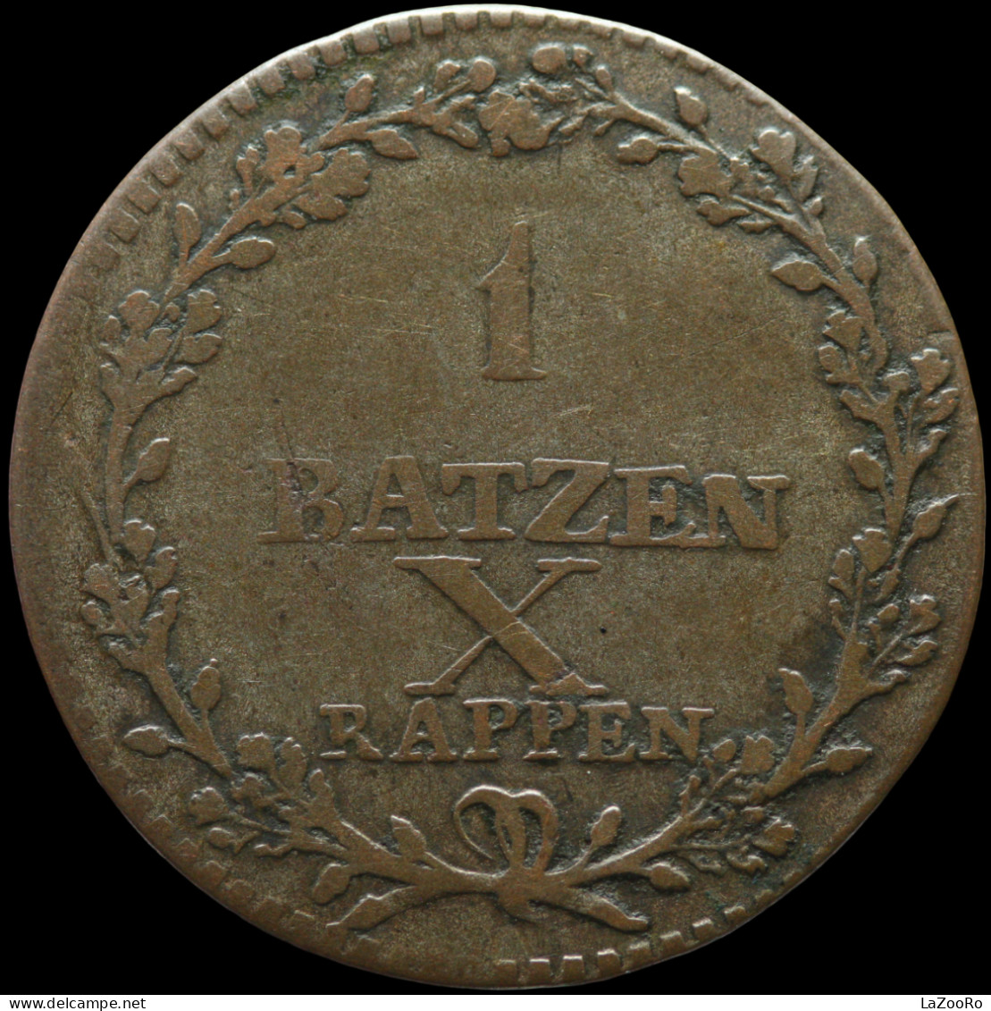 LaZooRo: Switzerland LUZERN 1 Batzen 1811 VF - Silver - Lucerne