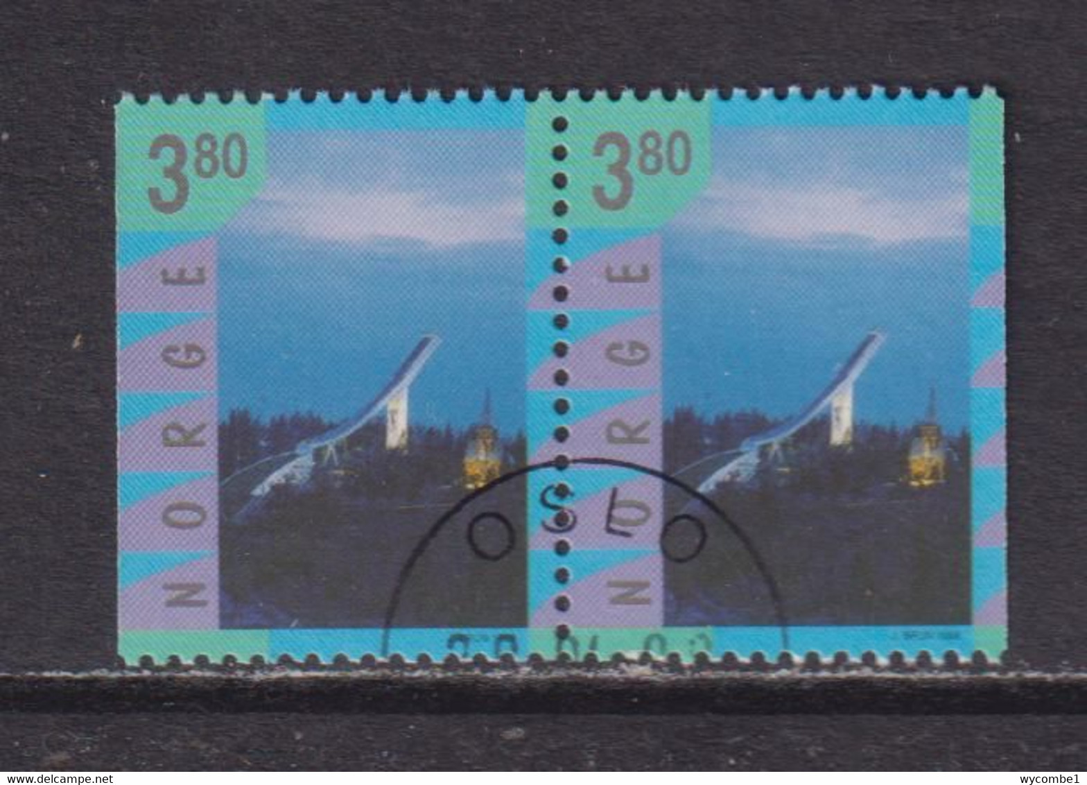 NORWAY - 1998 Tourism 3k80  Booklet Pair  Used As Scan - Used Stamps
