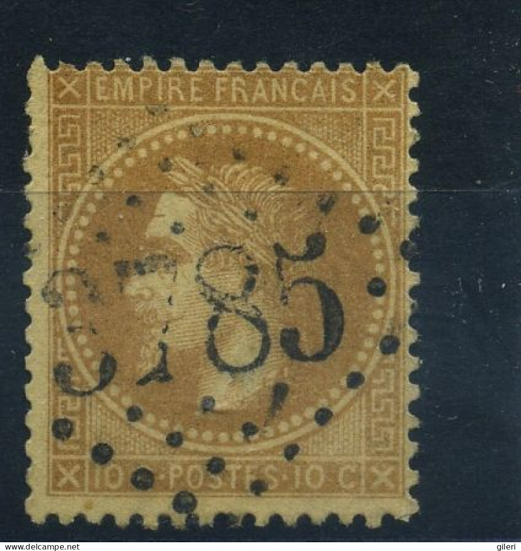 N 28B Ob Gc3745 - 1863-1870 Napoléon III Lauré