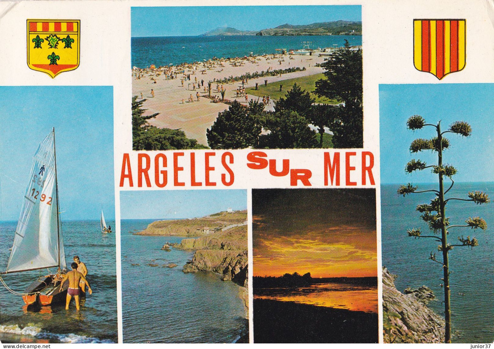 2 Cartes  Argeles Sur Mer - Argeles Sur Mer