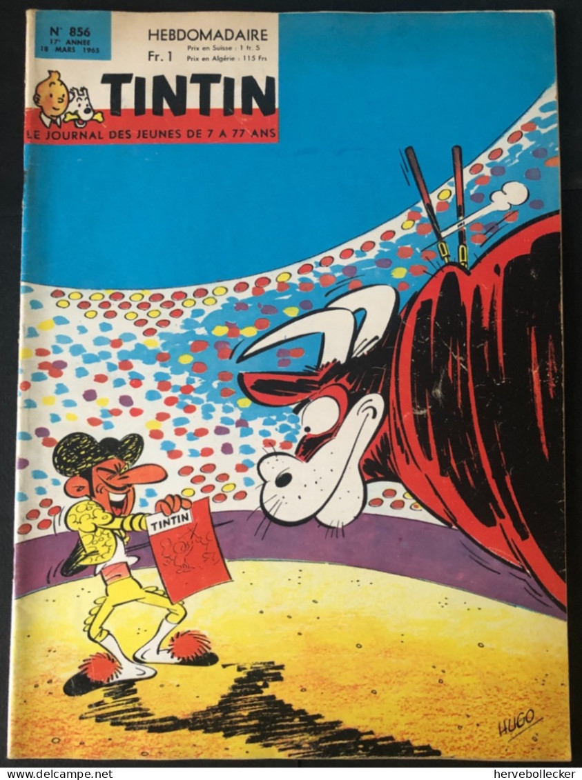 TINTIN Le Journal Des Jeunes N° 856 - 1965 - Tintin