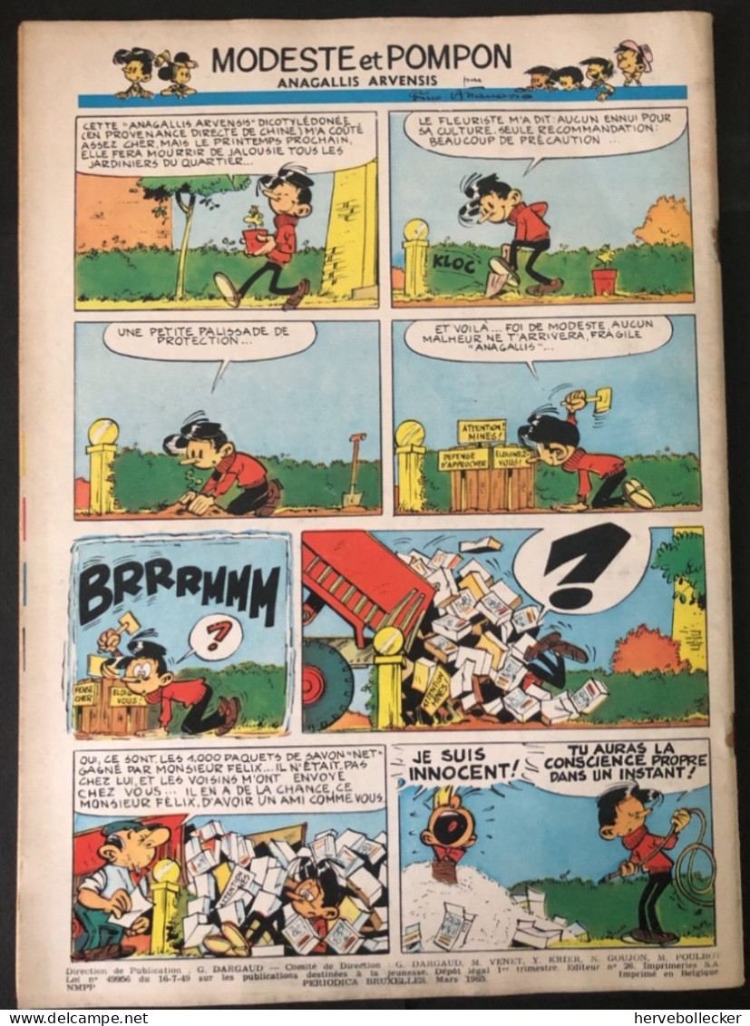 TINTIN Le Journal Des Jeunes N° 856 - 1965 - Tintin