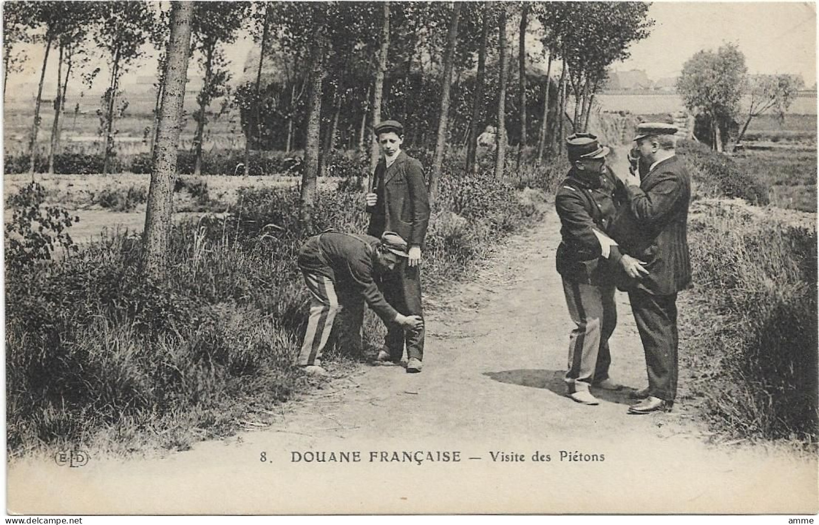 Douane Française  *  Visite Des Piétons - Dogana