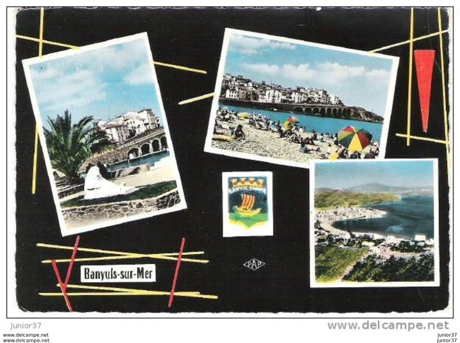 3 Cartes De Banyuls Sur Mer 694, Port Barcarès 984. Canigou 5110 - Argeles Sur Mer