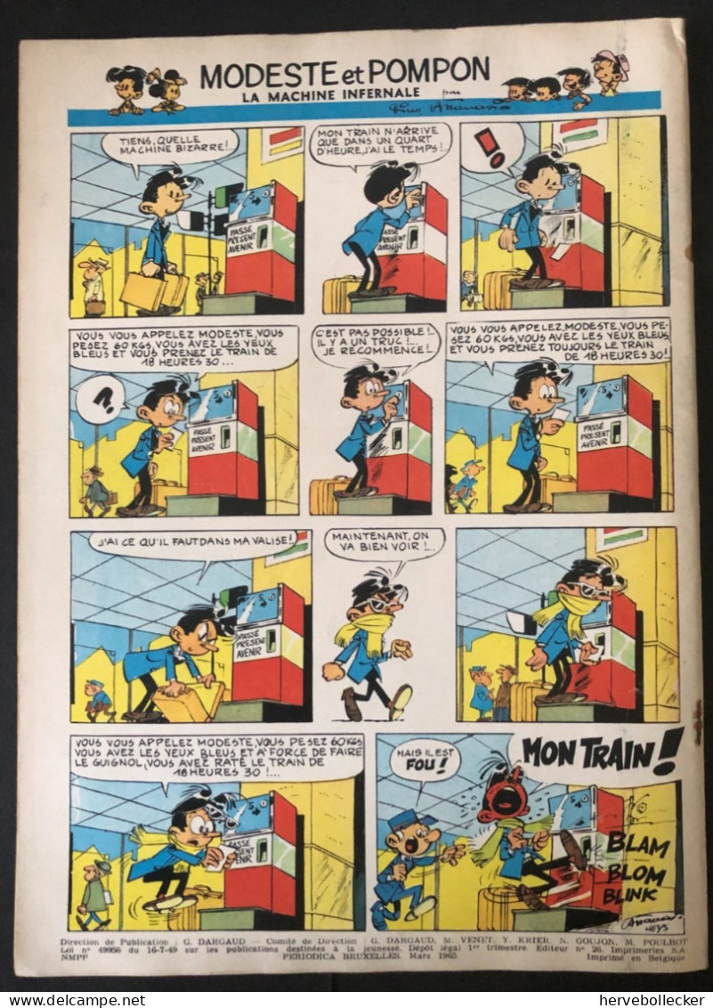 TINTIN Le Journal Des Jeunes N° 857 - 1965 - Tintin