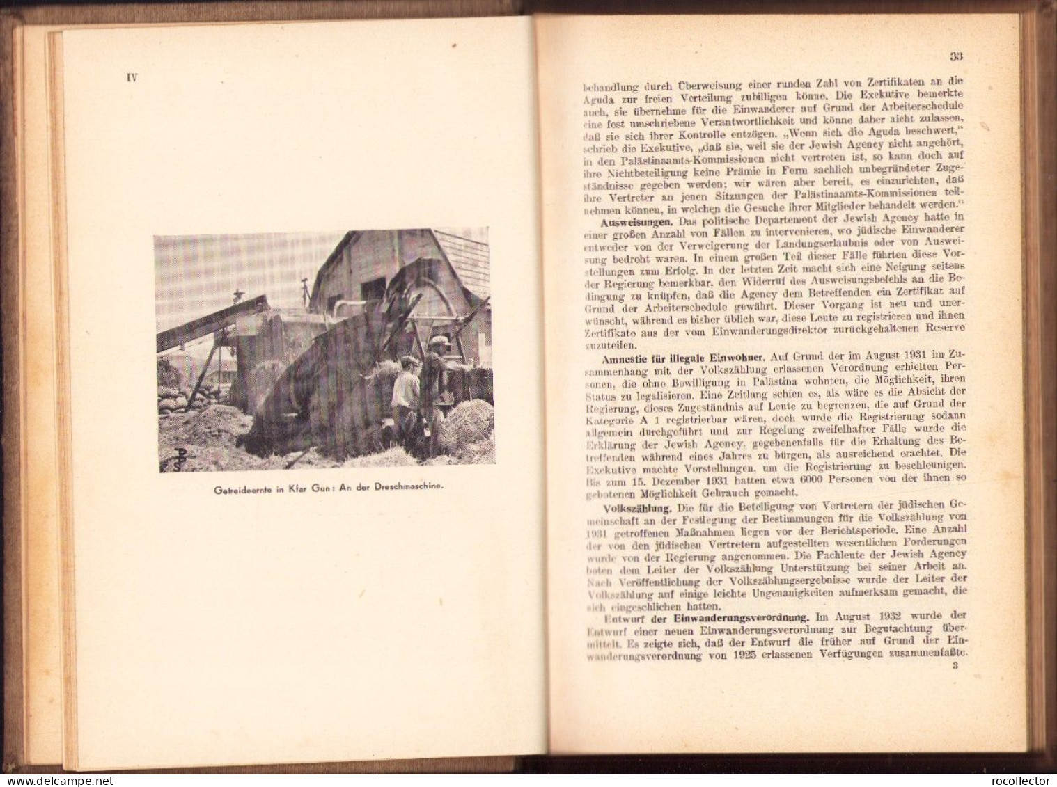 Wir bauen Palästina politische, wirtschaftliche und kulturelle Aufbau-Arbeit Sommer 1931 bis Sommer 1933 734SPN