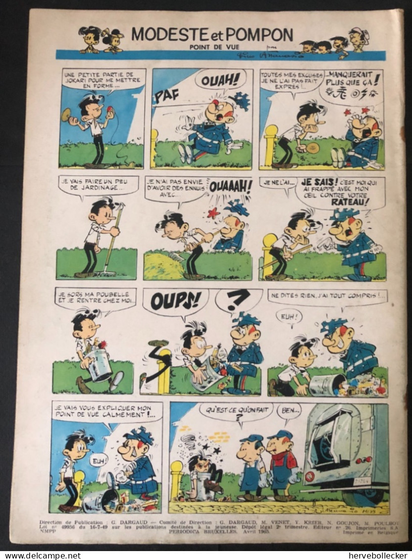 TINTIN Le Journal Des Jeunes N° 859 - 1965 - Tintin