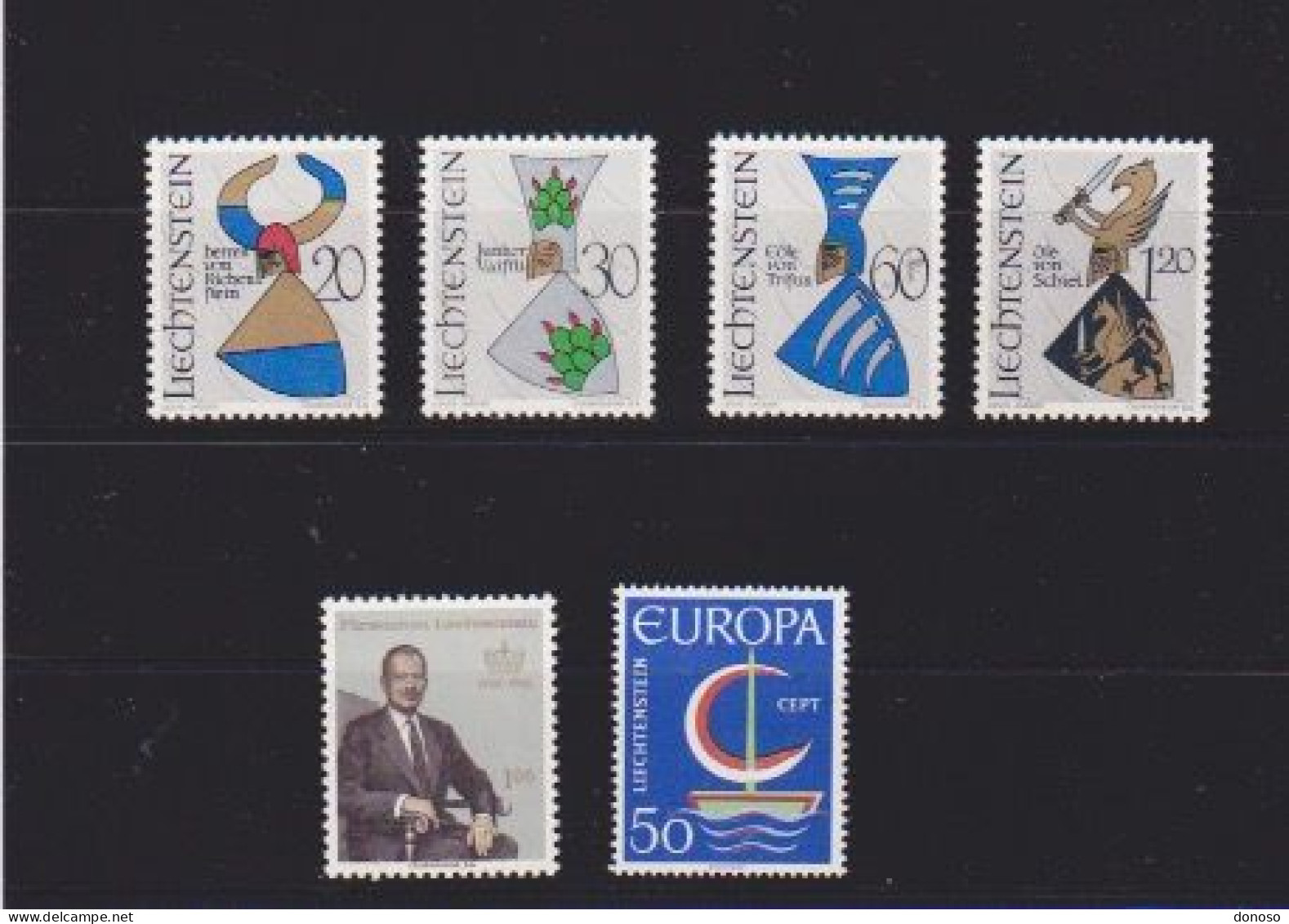 LIECHTENSTEIN 1966 Yvert 412-417 NEUF** MNH Cote 5,10 Euros - Nuovi