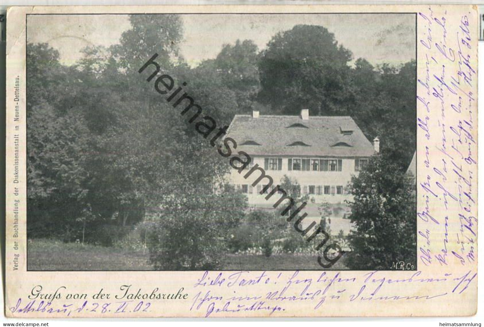 Neuendettelsau - Jacobsruh - Verlag Diakonissen-Anstalt In Neuen-Dettelsau - Neuendettelsau