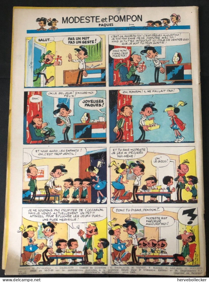 TINTIN Le Journal Des Jeunes N° 860 - 1965 - Tintin