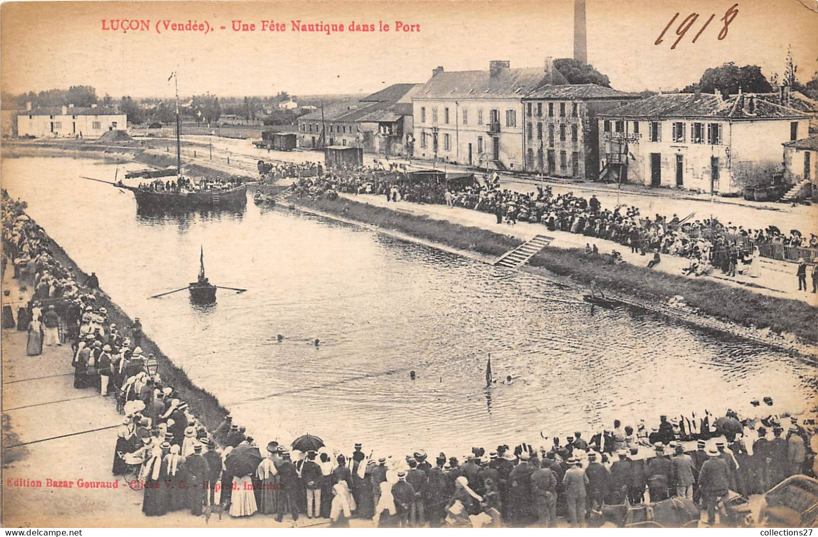 85-LUCON- UNE FÊTE NAUTIQUE DANS LE PORT - Lucon