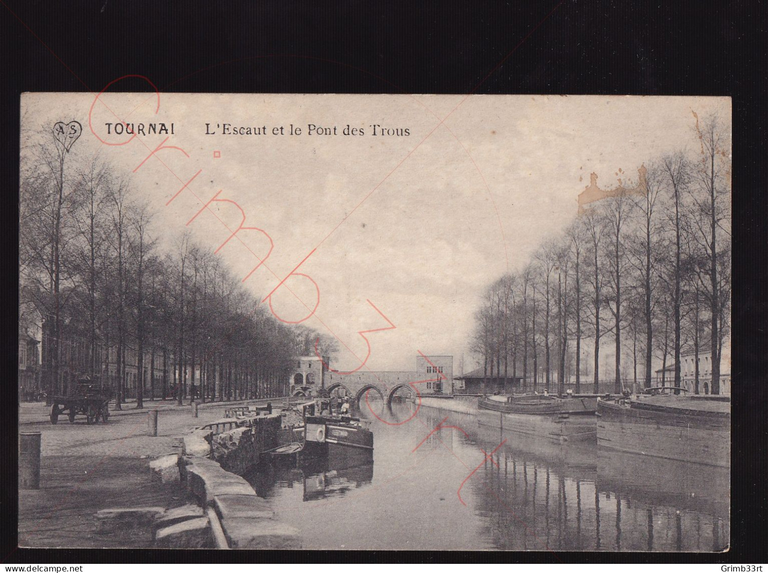 Tournai - L'Escaut Et Le Pont Des Trous - Postkaart - Tournai