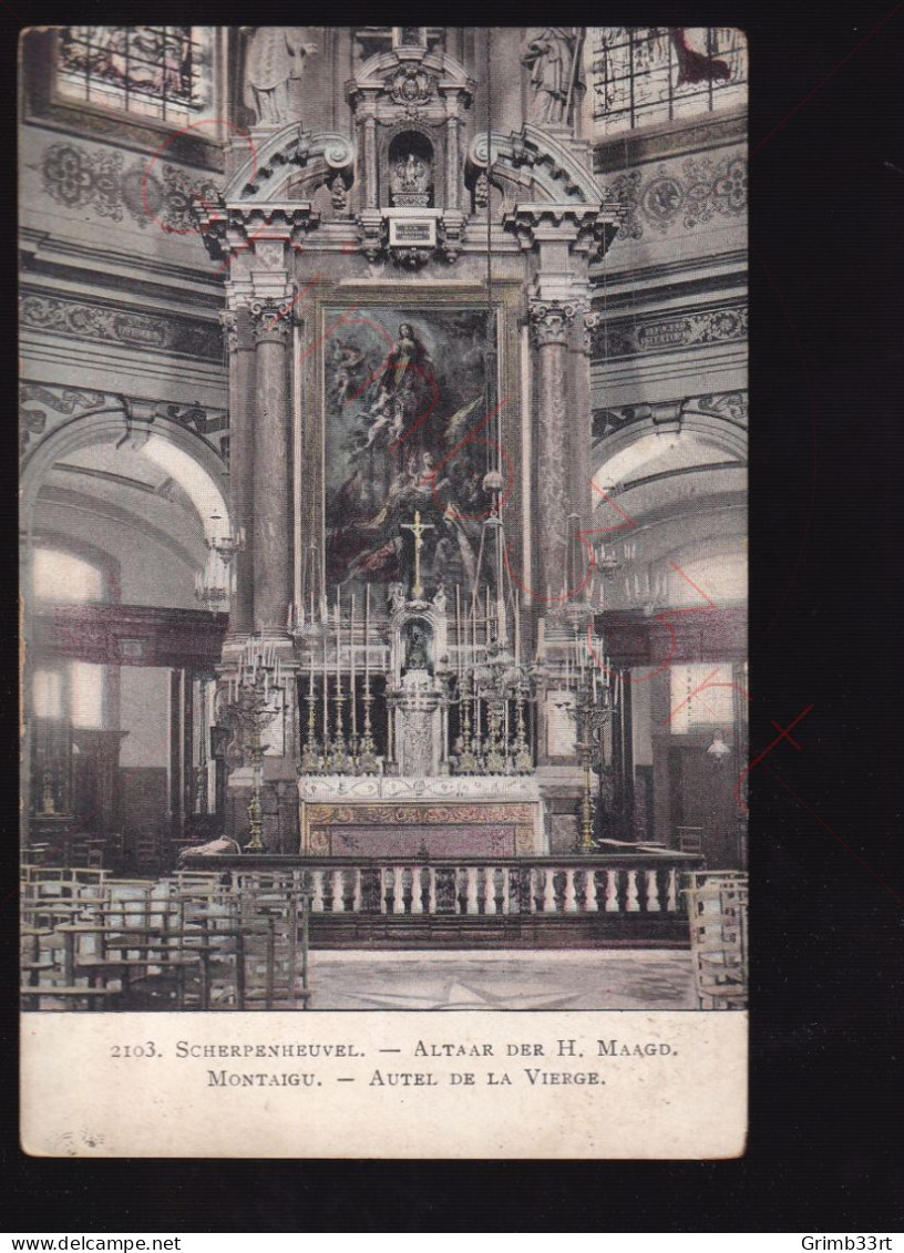 Scherpenheuvel - Altaar Der H. Maagd - Postkaart - Scherpenheuvel-Zichem