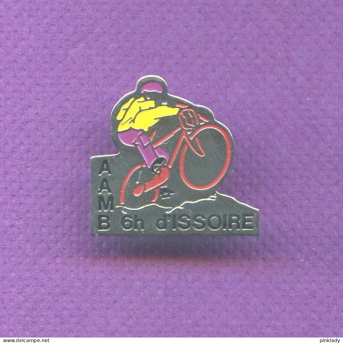 Rare Pins Velo Cyclisme Aamb 6h D'issoire Q965 - Radsport