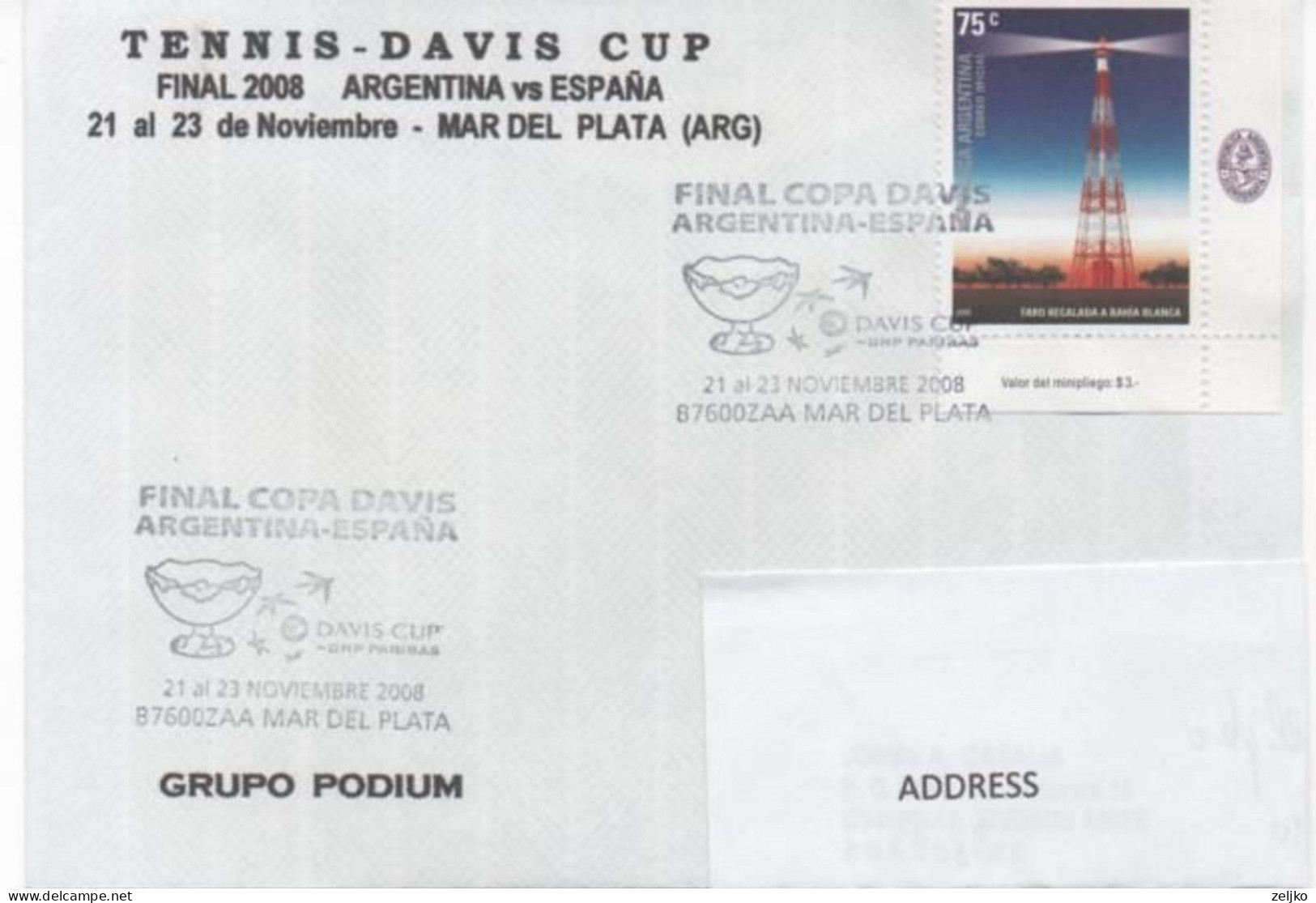 Argentina, Tennis, Davis Cup 2008, Finals Argentina-Spain - Tenis