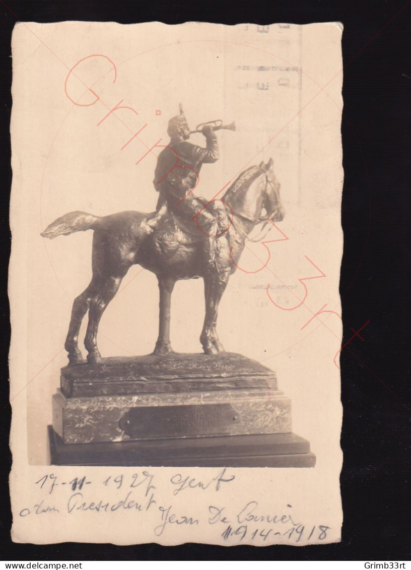 Hippolyte Le Roy - Aan President Jean De Lanier 1914-1918 - Gent 1927 - Postkaart - Musei