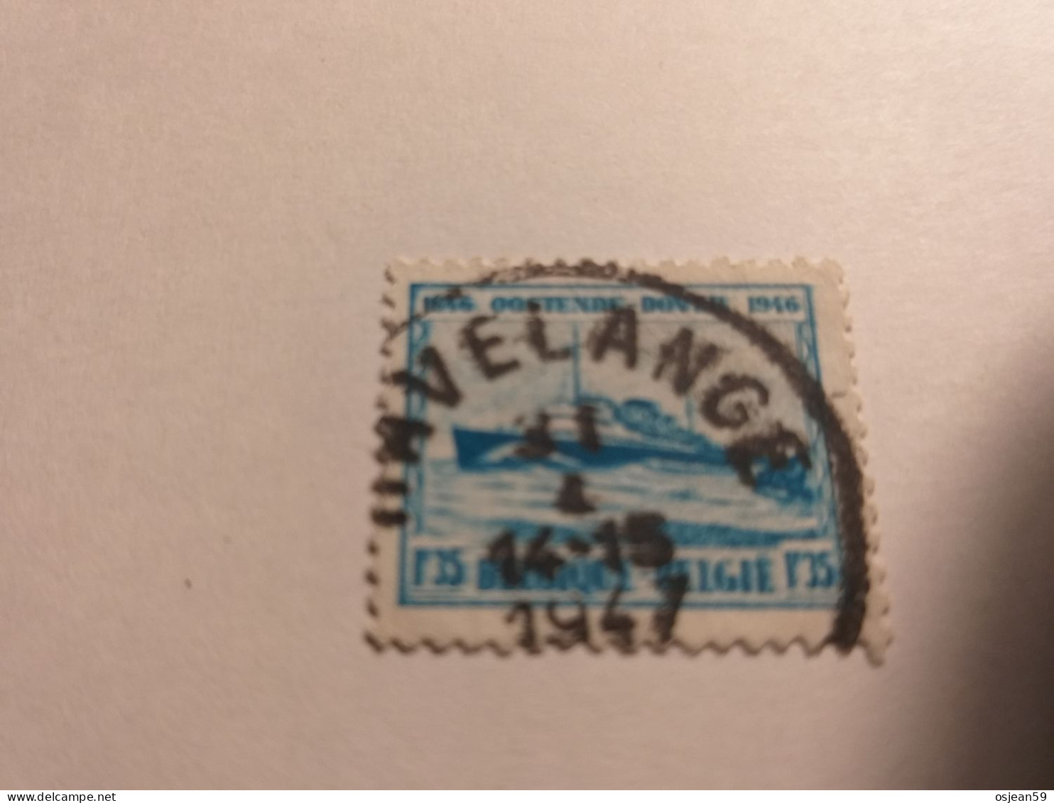 COB 725. Oblitération Centrale Havelange Le 31/04/1947. - Used Stamps