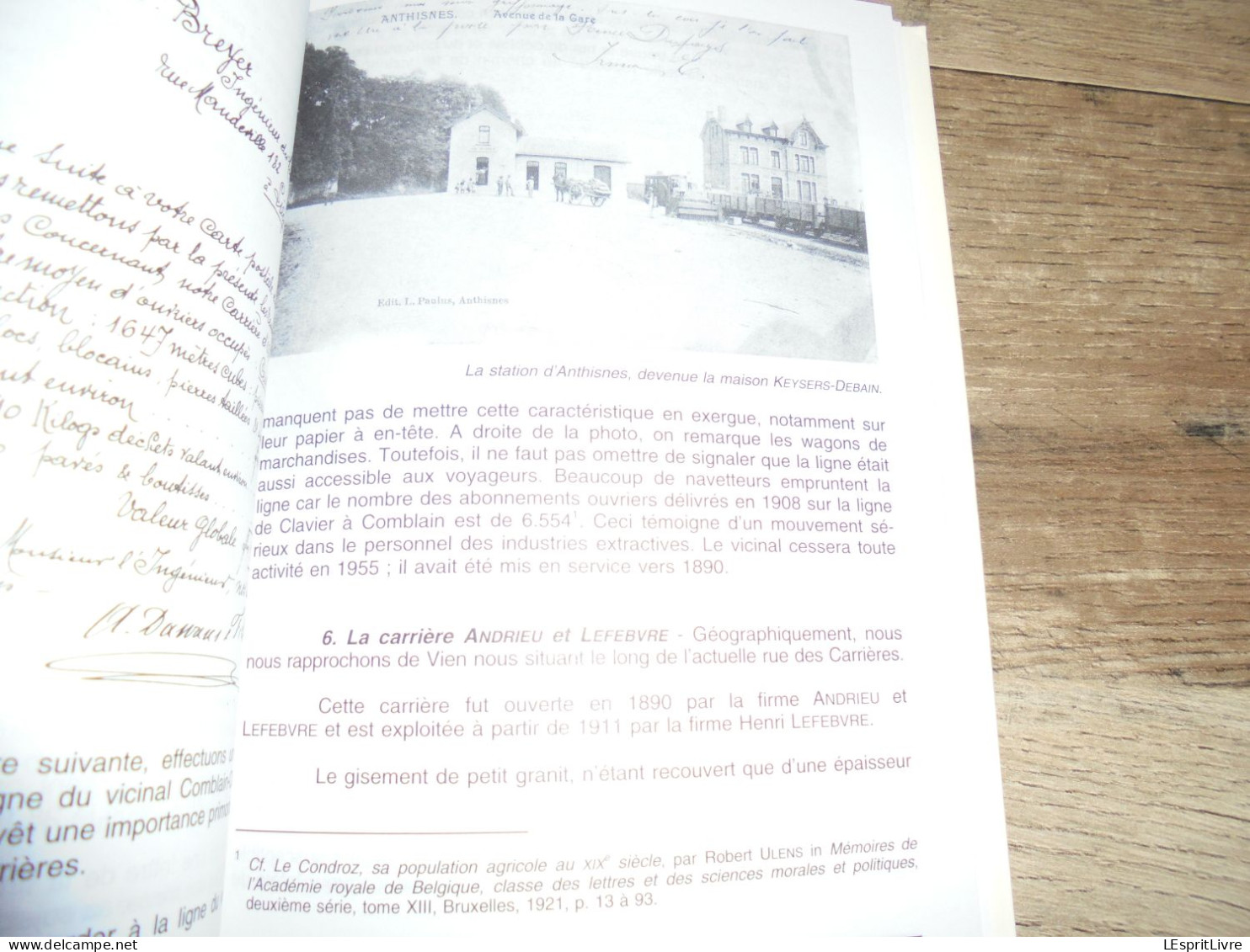 L'HISTOIRE ES CARRIERS D'ANTHISNES Régionalisme Histoire Carrière Pierres Tailleurs Carriers Pierre Merbes Sprimont Gare