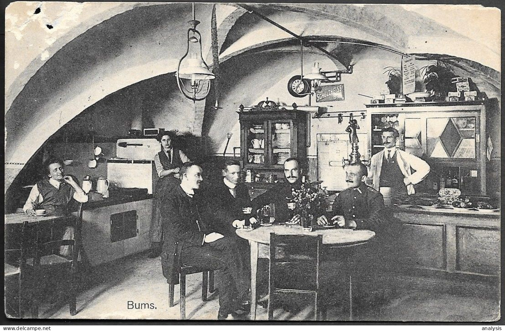 Germany Luckau Schank- Und Speisewirtschaft Von M.Lobedann Old PPC 1915 Mailed. Schultheiss Bier Restaurant - Luckau