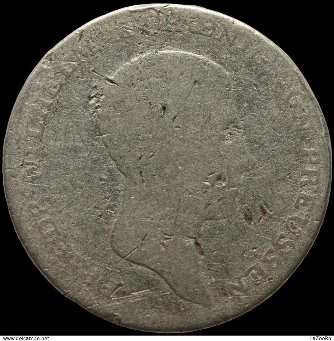 LaZooRo: Germany PRUSSIA 1/6 Thaler 1814 B F / VF - Silver - Monedas Pequeñas & Otras Subdivisiones