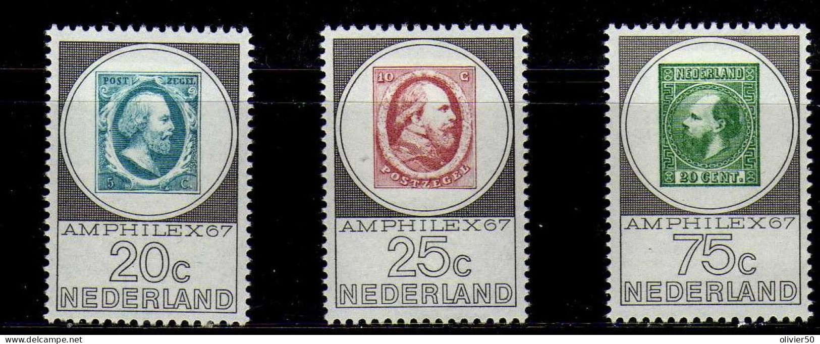Pass-Bas - 1967 - Exposition Philatelique D'Amsterdam -  Neufs* - MLH - Unused Stamps