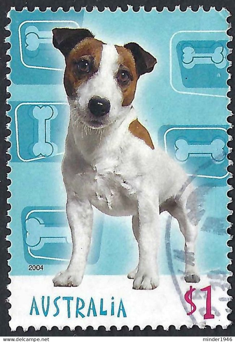 AUSTRALIA 2004 $1 Multicoloured, Cats & Dogs-Edward The Fox Terrier SG2449 FU - Usati